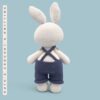 Conejo de Pascua Azul de Crochet con Overoles | Albi - Imagen 7