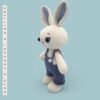 Conejo de Pascua Azul de Crochet con Overoles | Albi - Imagen 10
