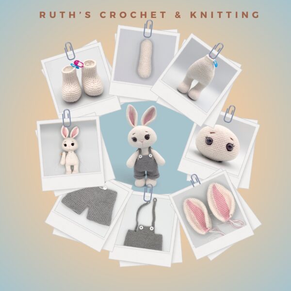 Crochet Bunny Pattern PDF - Albi - English & Spanish - Image 8