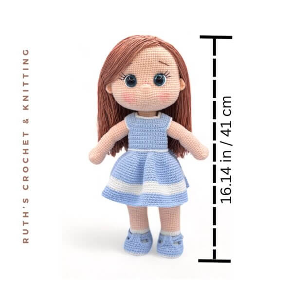 Crochet Doll Pattern PDF - Sweet Ami - English & Spanish - Image 8