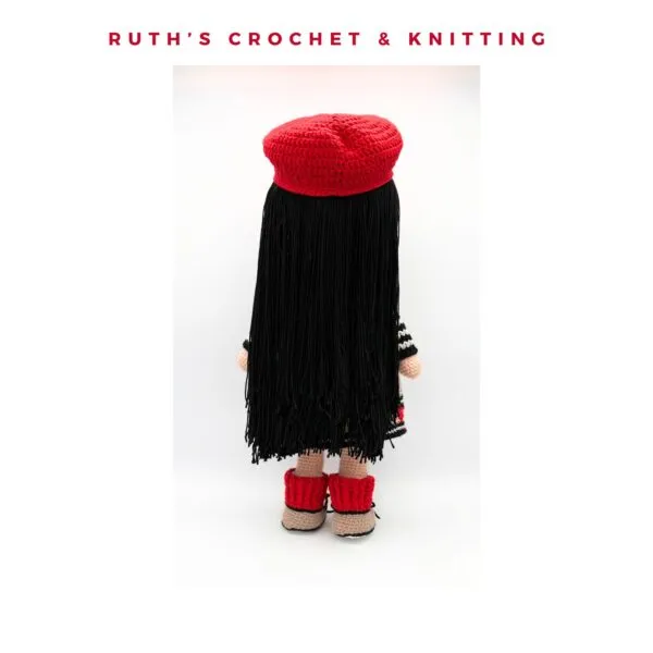 Handmade Amigurumi Doll for Valentine's Day Gift - Azize - Image 8