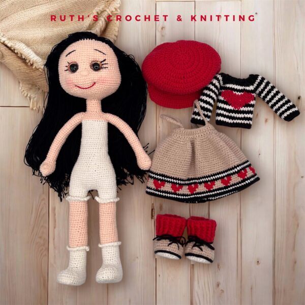 Amigurumi para San Valentín - Muñeca Hecha a Mano | Azize - Imagen 10