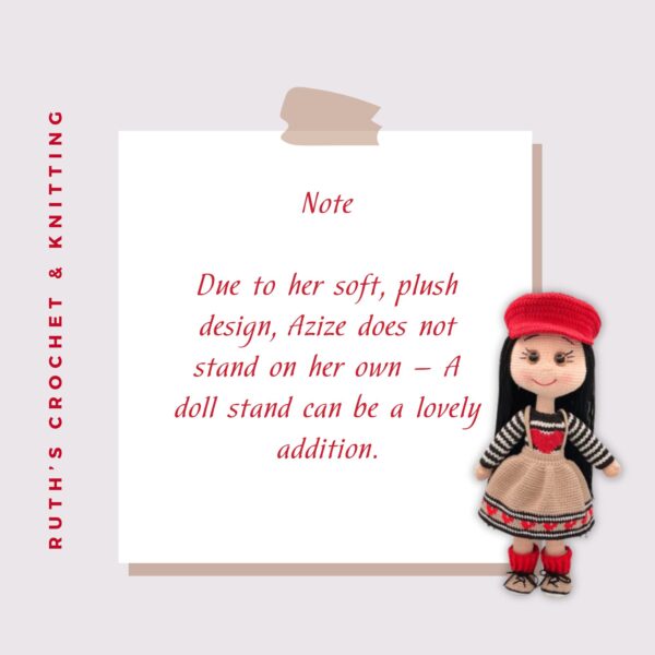 Amigurumi para San Valentín - Muñeca Hecha a Mano | Azize - Imagen 11