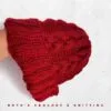 Faux Fur Pom Beanie with Braid - Image 7
