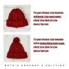 Faux Fur Pom Beanie with Braid - Image 4