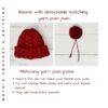Gorro con pompón de hilo, trenzado - Imagen 5