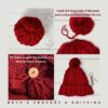 Gorro con pompón de hilo, trenzado - Imagen 4