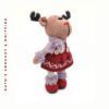Muñeca Amigurumi Reno Niña Navideña Hecha a Mano - Imagen 4