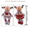 Set de Muñecos Reno Navideños de Crochet – Niño y Niña - Imagen 2