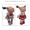 Set de Muñecos Reno Navideños de Crochet – Niño y Niña - Imagen 4