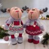 Set de Muñecos Reno Navideños de Crochet – Niño y Niña