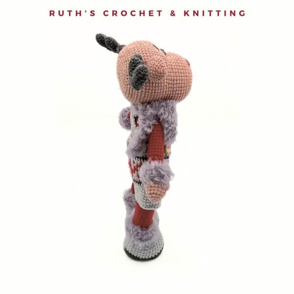 Handmade Christmas Reindeer Boy Amigurumi - Image 5