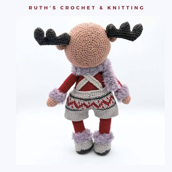 Handmade Christmas Reindeer Boy Amigurumi - Image 7