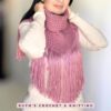 Cuello Bufanda con Flecos Boho de Crochet para Mujer - Imagen 3