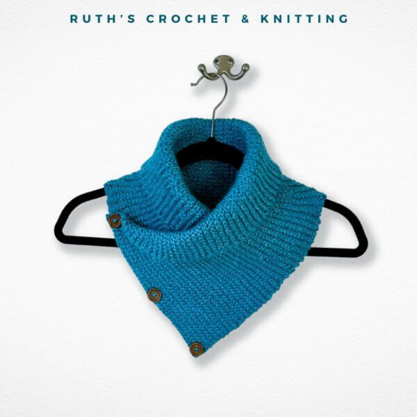 Crochet Elastic Jersey Cowl - Image 8