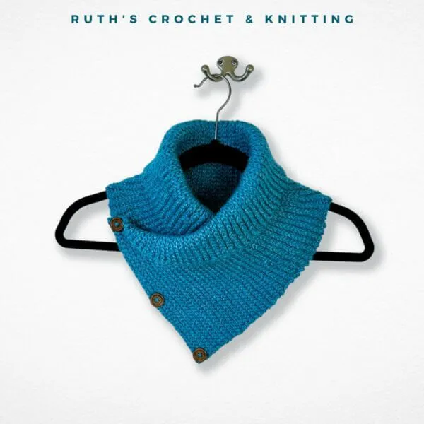 Crochet Elastic Jersey Cowl - Image 8