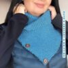 Crochet Elastic Jersey Cowl - Image 5