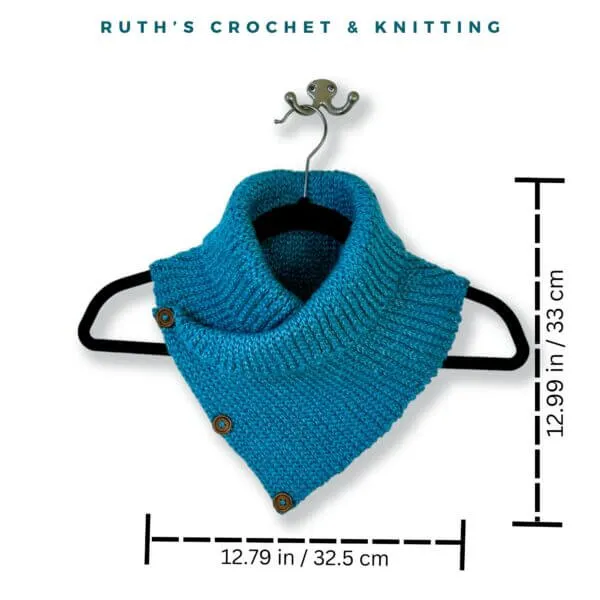 Crochet Elastic Jersey Cowl - Image 2