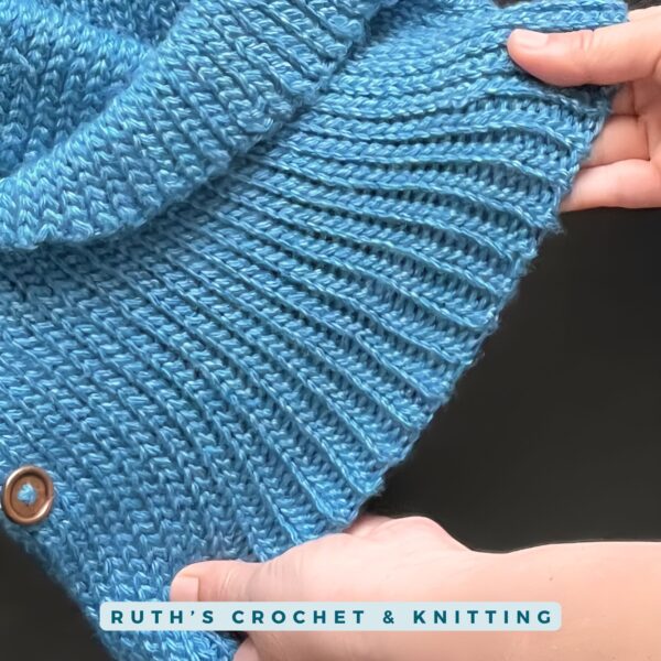 Crochet Elastic Jersey Cowl - Image 6