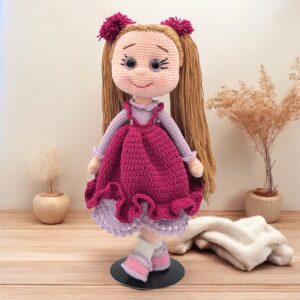 Handmade Crochet Doll for Girls – Perfect Birthday Gift | Elif