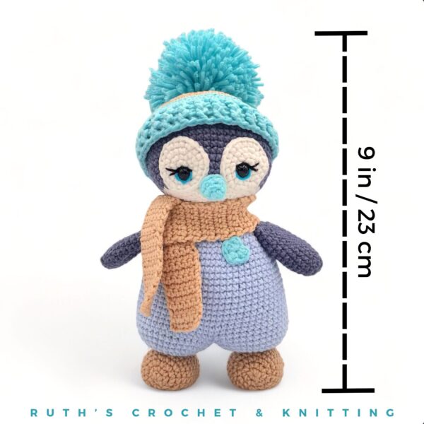 Handmade Crochet Plush Penguin - Image 2