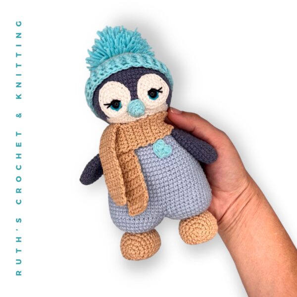Handmade Crochet Plush Penguin - Image 3
