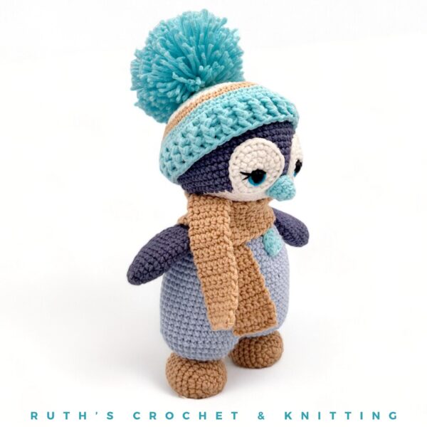 Handmade Crochet Plush Penguin - Image 4