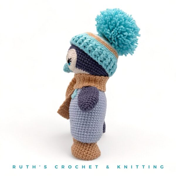 Handmade Crochet Plush Penguin - Image 9