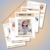 Amigurumi Crochet Doll Pattern PDF – DIY Soft Stuffed Girl Doll Tutorial (English & Spanish) – Intermediate Crochet Pattern - Image 3