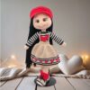 Handmade Amigurumi Doll for Valentine's Day Gift - Azize