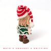 Muñeca Amigurumi Elfo Navideño Hecha a Mano - Jovey - Imagen 6