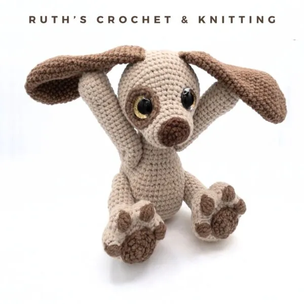Peluche de Cachorro Amigurumi Hecho a Mano | Moss - Imagen 4