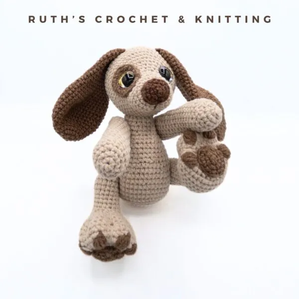 Peluche de Cachorro Amigurumi Hecho a Mano | Moss - Imagen 5