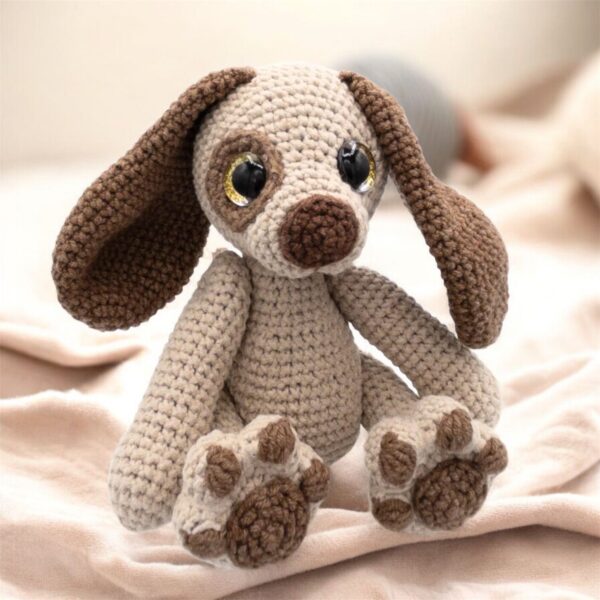 Handmade Amigurumi Puppy Plush Toy | Moss