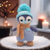 Pingüino de Peluche Crochet Hecho a Mano