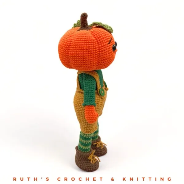 Amigurumi Niño Calabaza Hecho a Mano | Rusty - Imagen 5