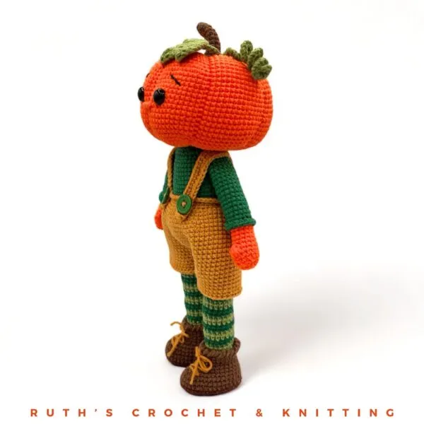 Amigurumi Niño Calabaza Hecho a Mano | Rusty - Imagen 10