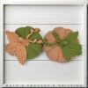 Crocheted Green & Beige Pumpkins Décor Set - Image 4