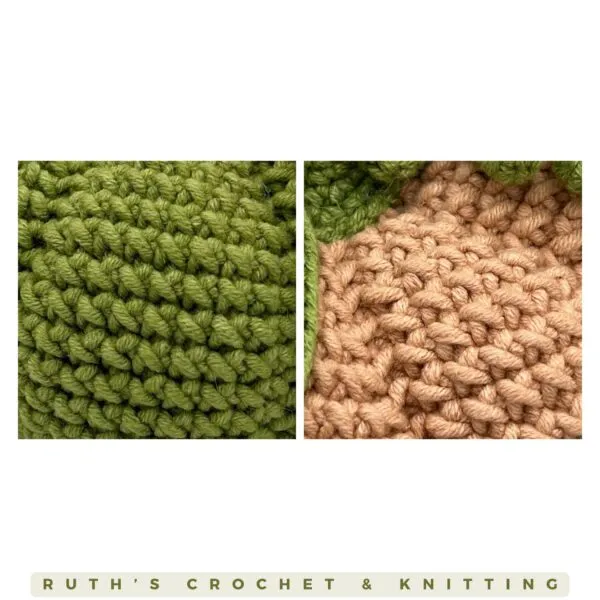 Crocheted Green & Beige Pumpkins Décor Set - Image 5