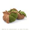 Crocheted Green & Beige Pumpkins Décor Set - Image 8