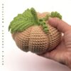 Crocheted Green & Beige Pumpkins Décor Set - Image 3