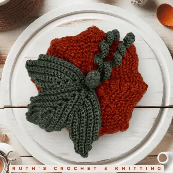 Calabaza a Crochet con Burbujas - Acento otoñal - Imagen 4