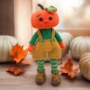 Handmade Pumpkin Boy Amigurumi | Rusty