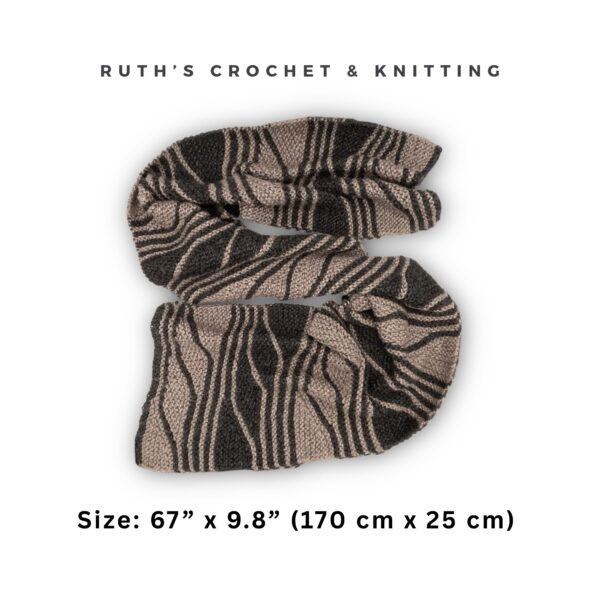 Handmade Short Rows Scarf - Image 6
