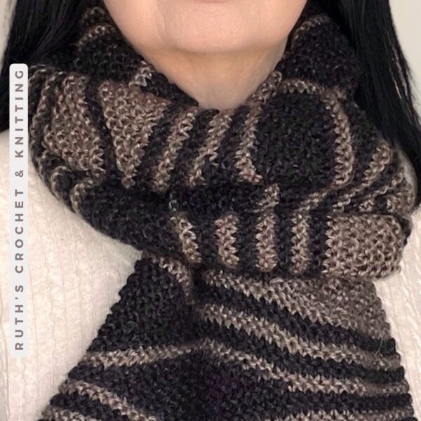 Handmade Short Rows Scarf - Image 4