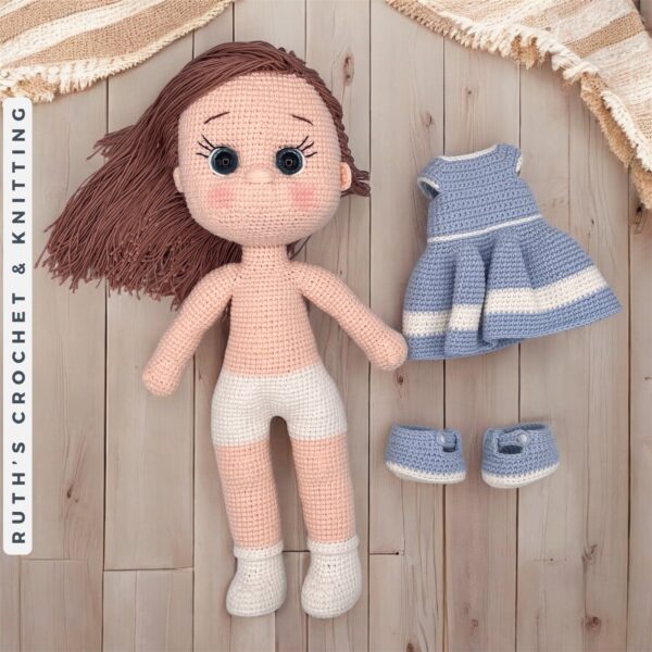 Muñeca Amigurumi para Niñas Hecha a Mano | Dulce Ami - Imagen 11