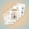 Amigurumi Bunny Crochet Pattern – DIY Plush Rabbit with Overalls (PDF Download in English & Spanish) - Image 5