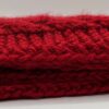 Hand-Knitted Braided Winter Scarf in Autumn Red – Cozy & Unisex - Image 9
