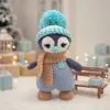 Crochet Penguin Plush – Handmade Amigurumi Toy for Nursery & Baby Shower Gift (9” / 23 cm) - Image 6