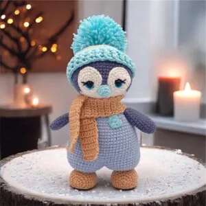 Handmade Crochet Plush Penguin